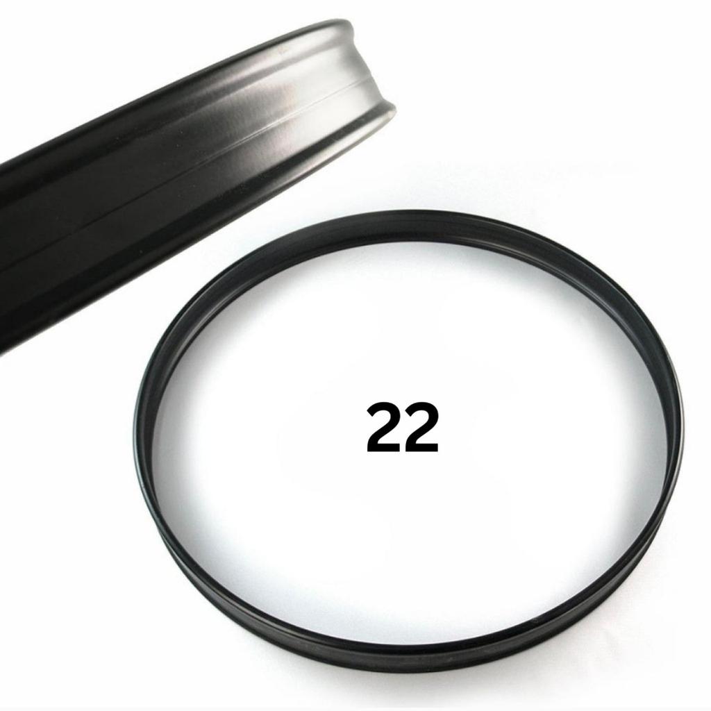 Ring Hoop Bass Drum FBQ22 22 inci Black Matte Original