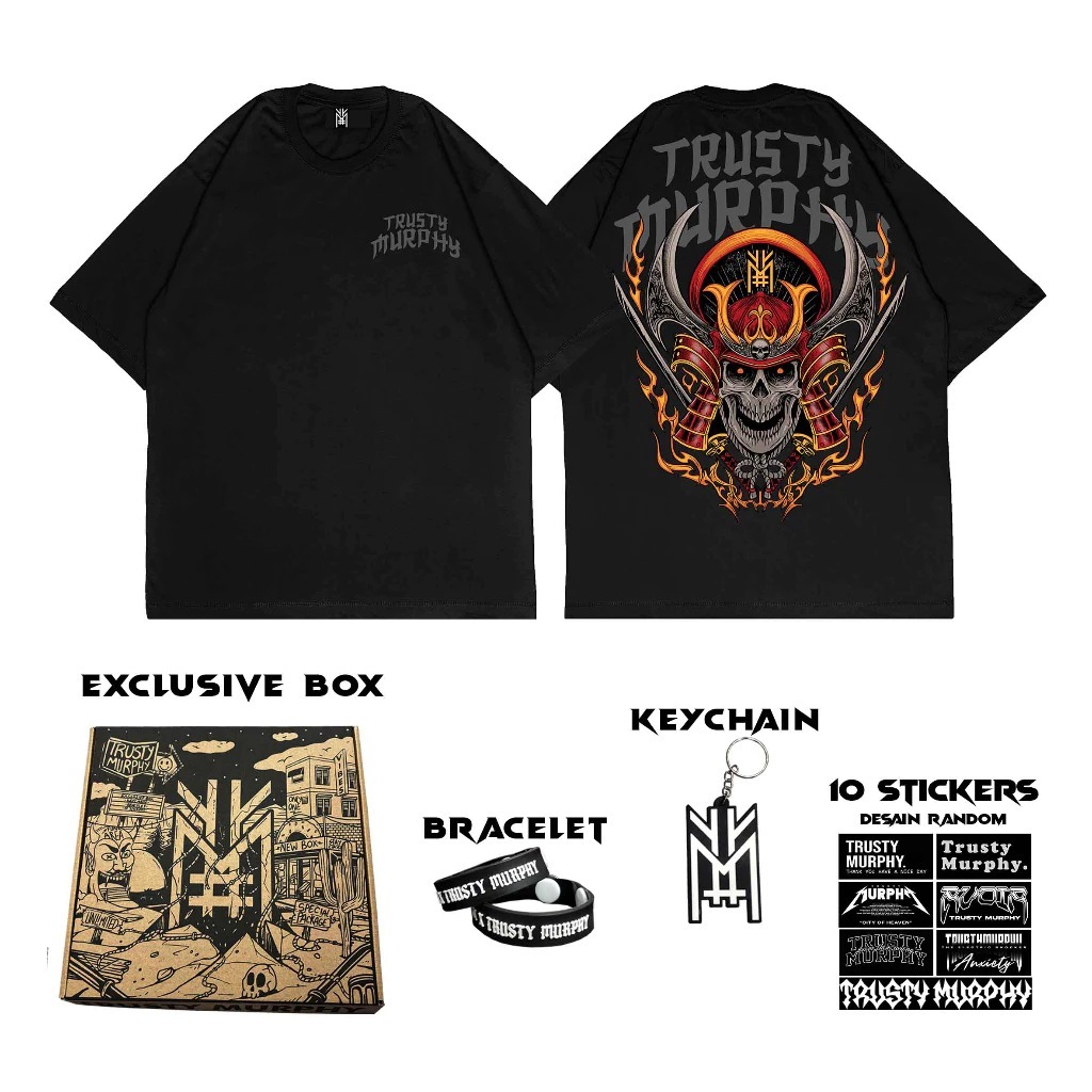 TRUSTY MURPHY - SAMURAI SKULL