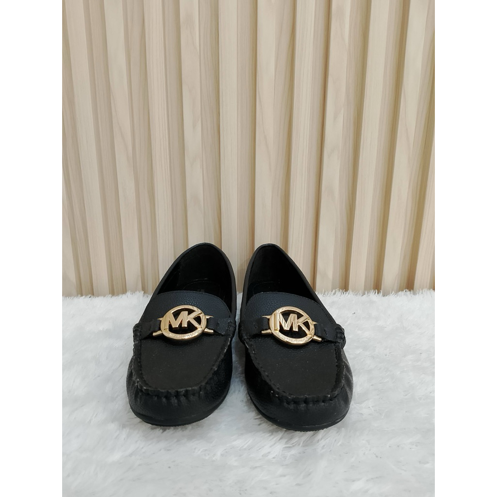 Sepatu Fulton moccasin black Mk