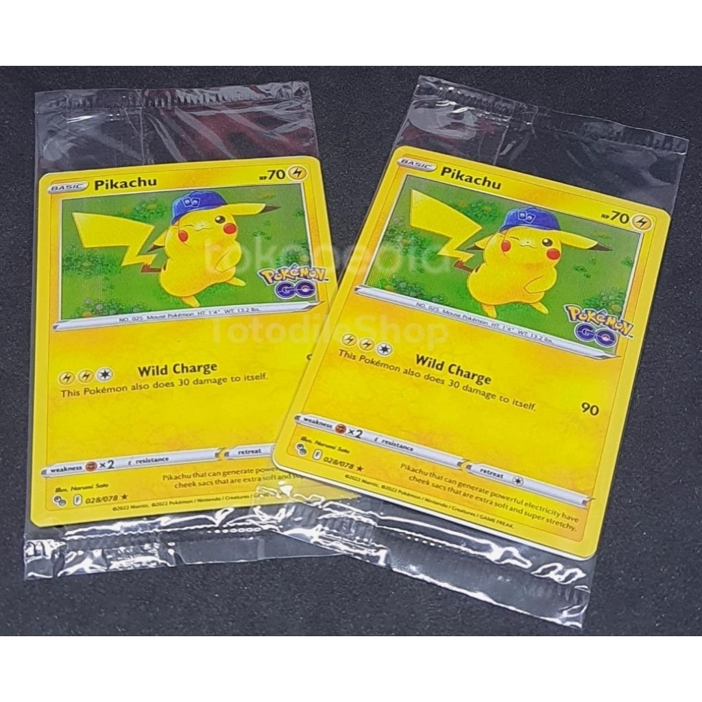 Pokemon Pikachu pokemon go promo sealed en