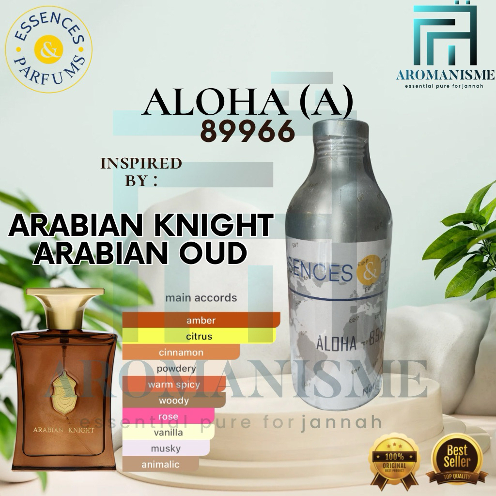Bibit Parfum Arabian Oud Essences Aloha Grade A Segel 500Gram