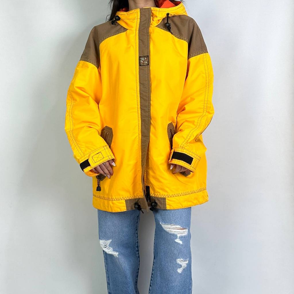 jaket wanita Gunung Wanita Vtg Fablice size XL (anti air) 100% original 240226K