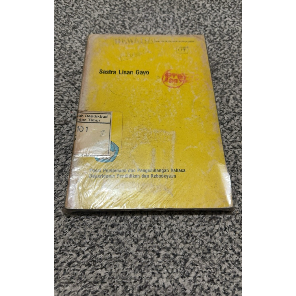 buku sastra lisan gayo