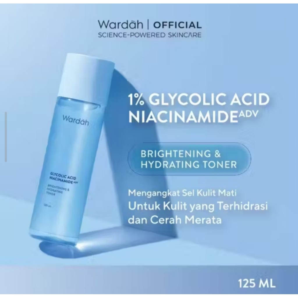 Toner Pemutih Wardah 125ml - Mencerahkan, Melembapkan, Menyegarkan Kulit
