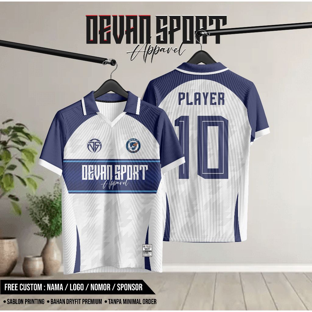 Jersey Futsal / Bola Custom Full Printing Bisa Satuan