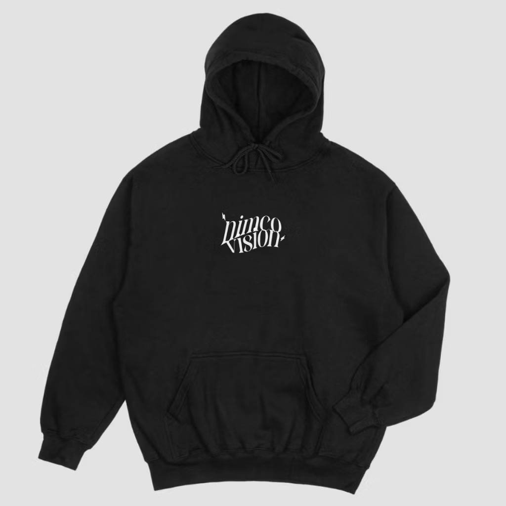 Hoodie Nimco Hitam NM0007 Sweatershirt Pria Wanita