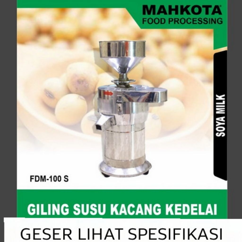 MESIN GILING SUSU KACANG KEDELAI SOYA MILK