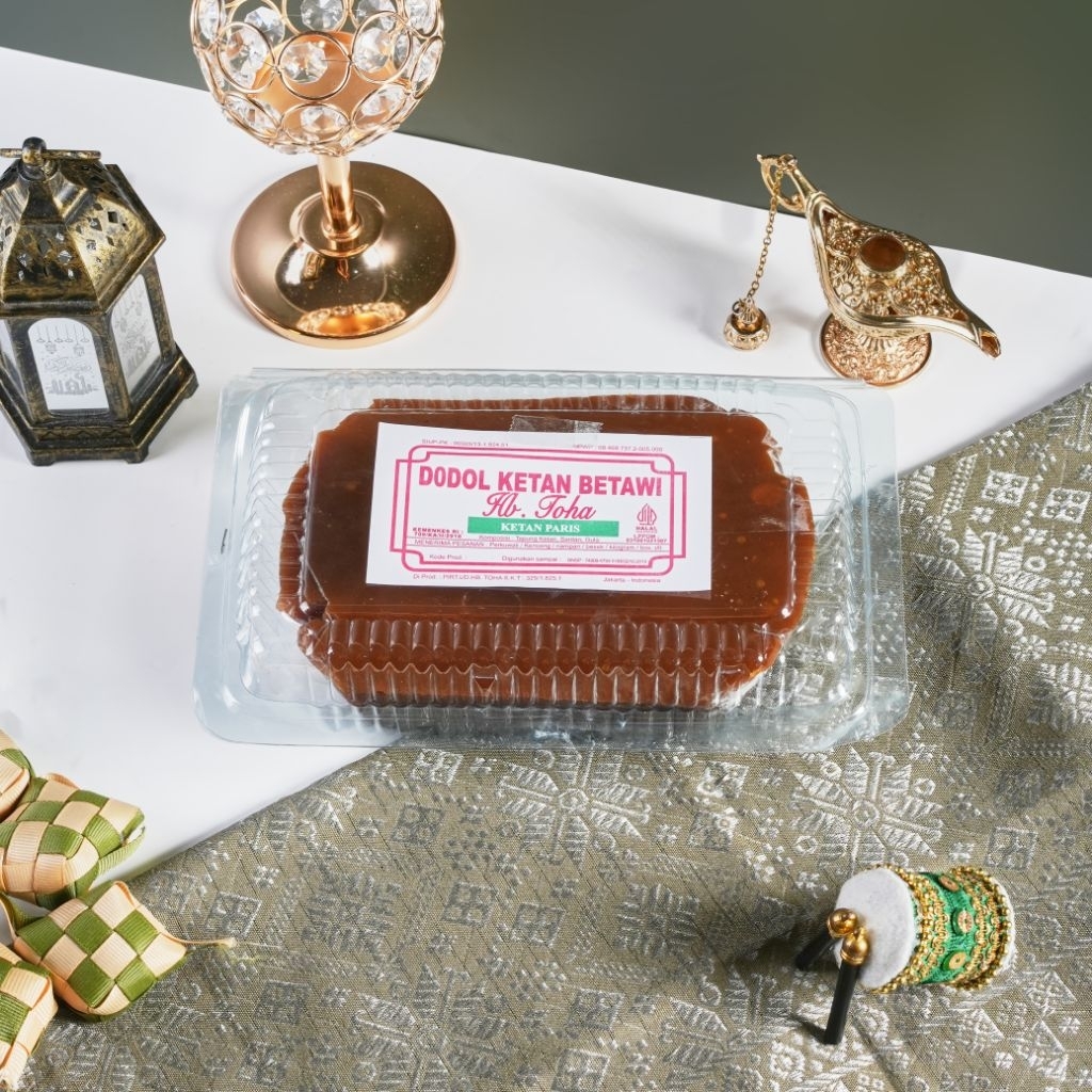 DODOL BETAWI ASLI KETAN PARIS - HB TOHA OLEH OLEH JAKARTA (MIKA BESAR 1kg)