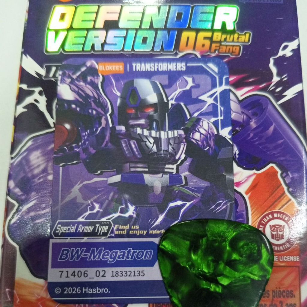blokees secret armor defender 06 BW Megatron