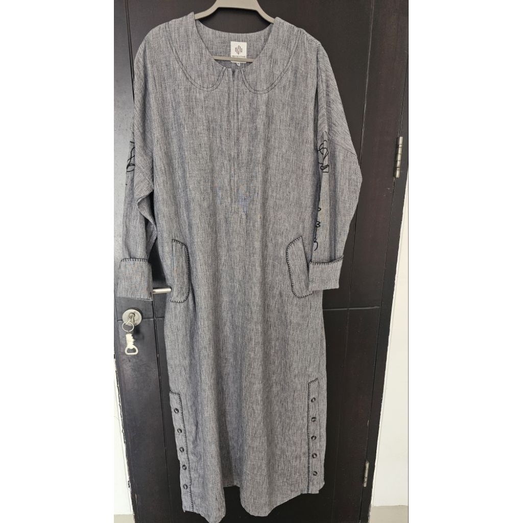 Taqwa Abaya by ITSAR SYARI (Grey)
