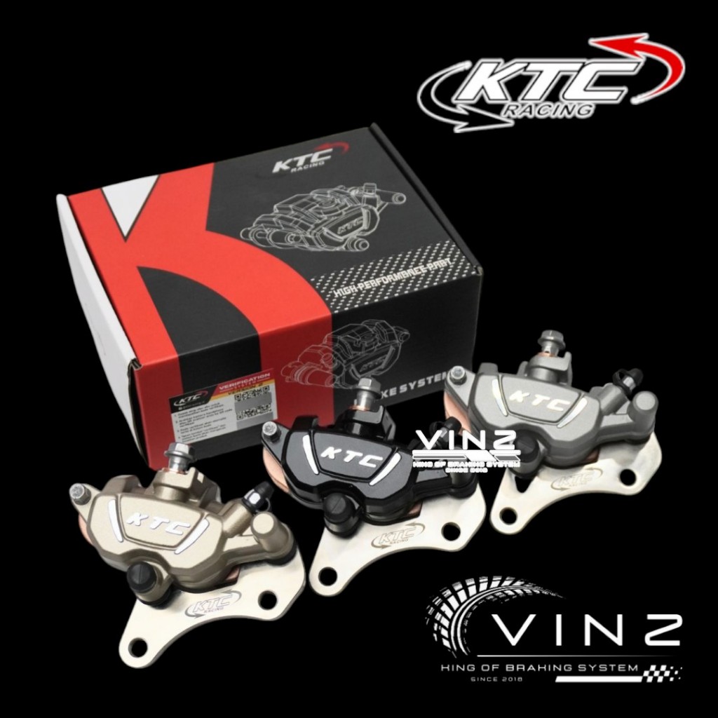 Kaliper 2 Piston KTC Racing HYLOZ Satria FU 150 Ninja RR R SS // Kaliper 2 Piston Depan / Belakang K