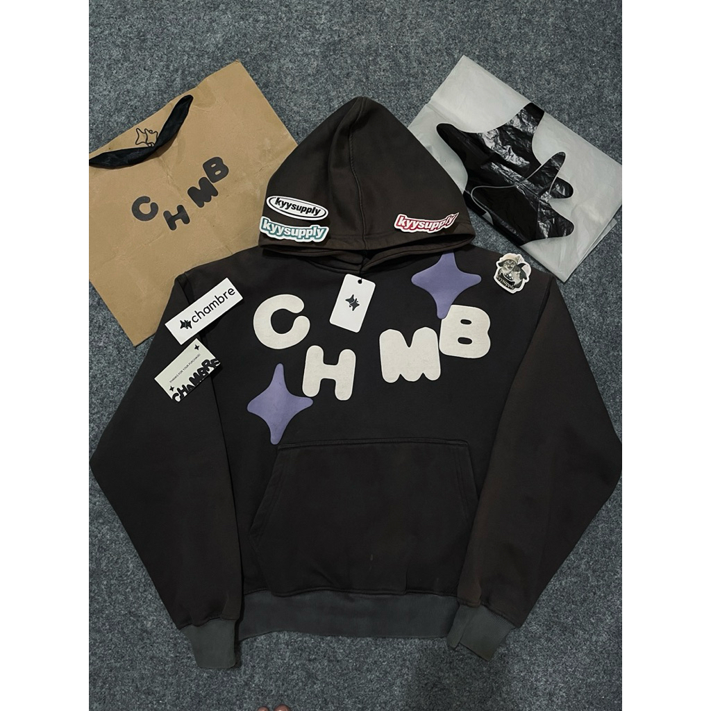 HOODIE CHMB SHOOTING LOVE DARK GREY