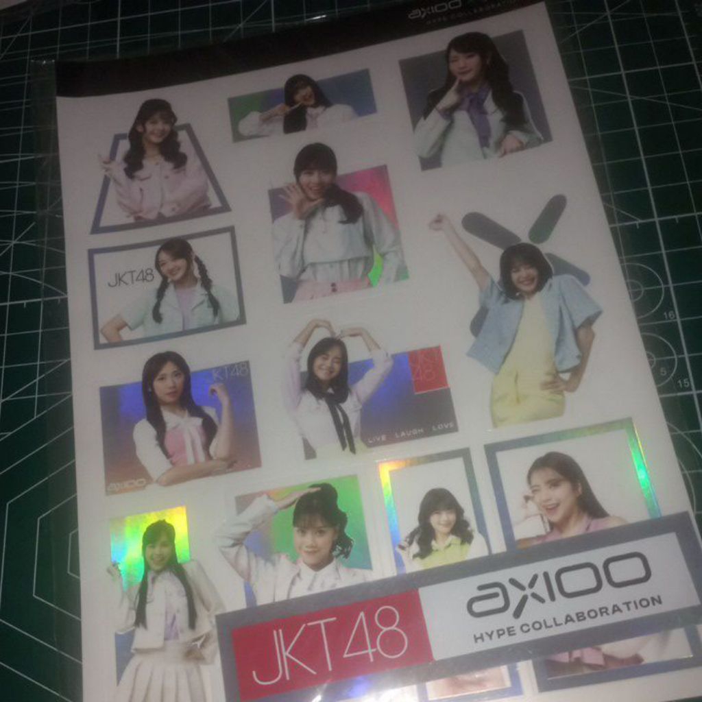 stiker jkt48 x axioo official