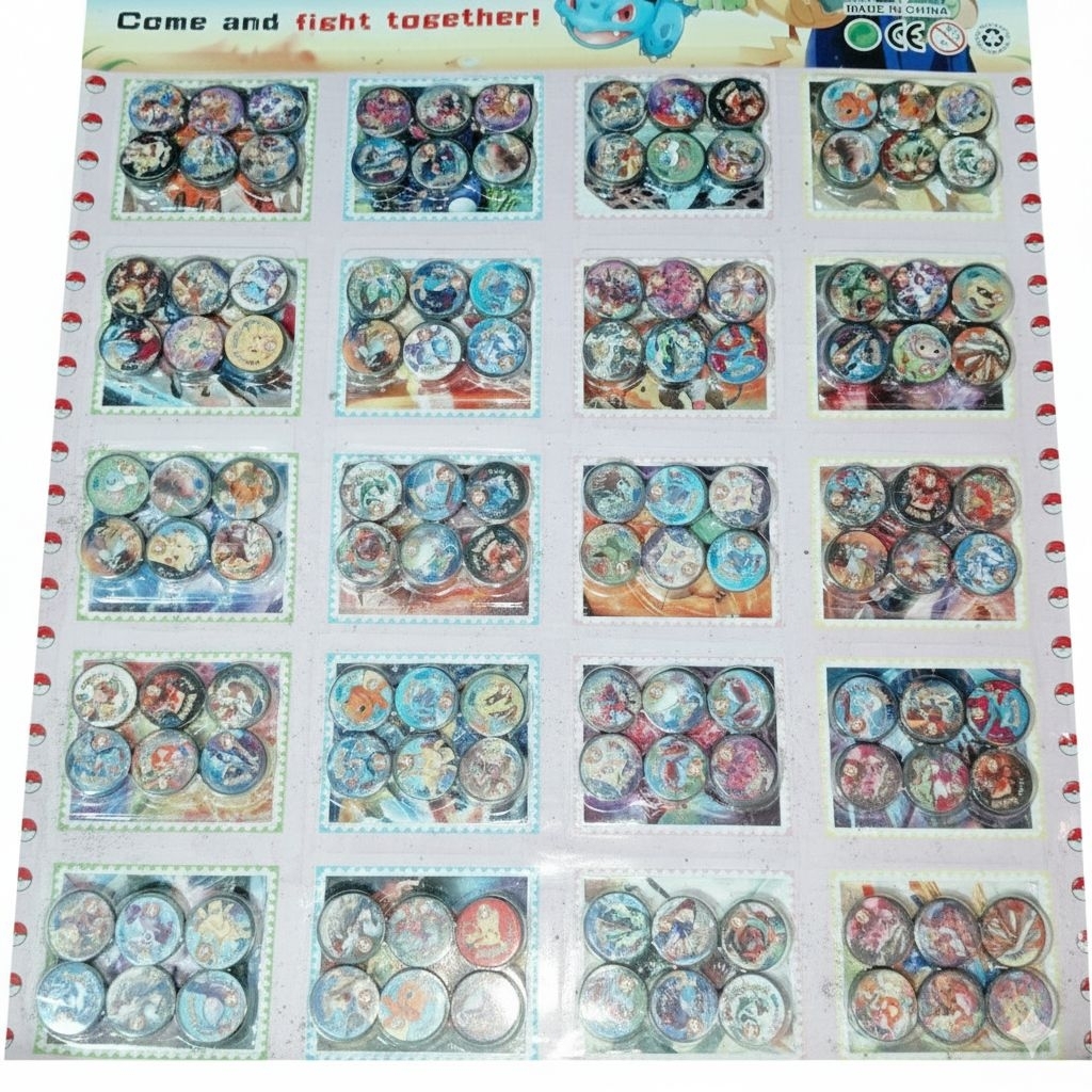 magnet kancing koin 6pcs / magnet praktikum / mainan edukasi / mainan magnet