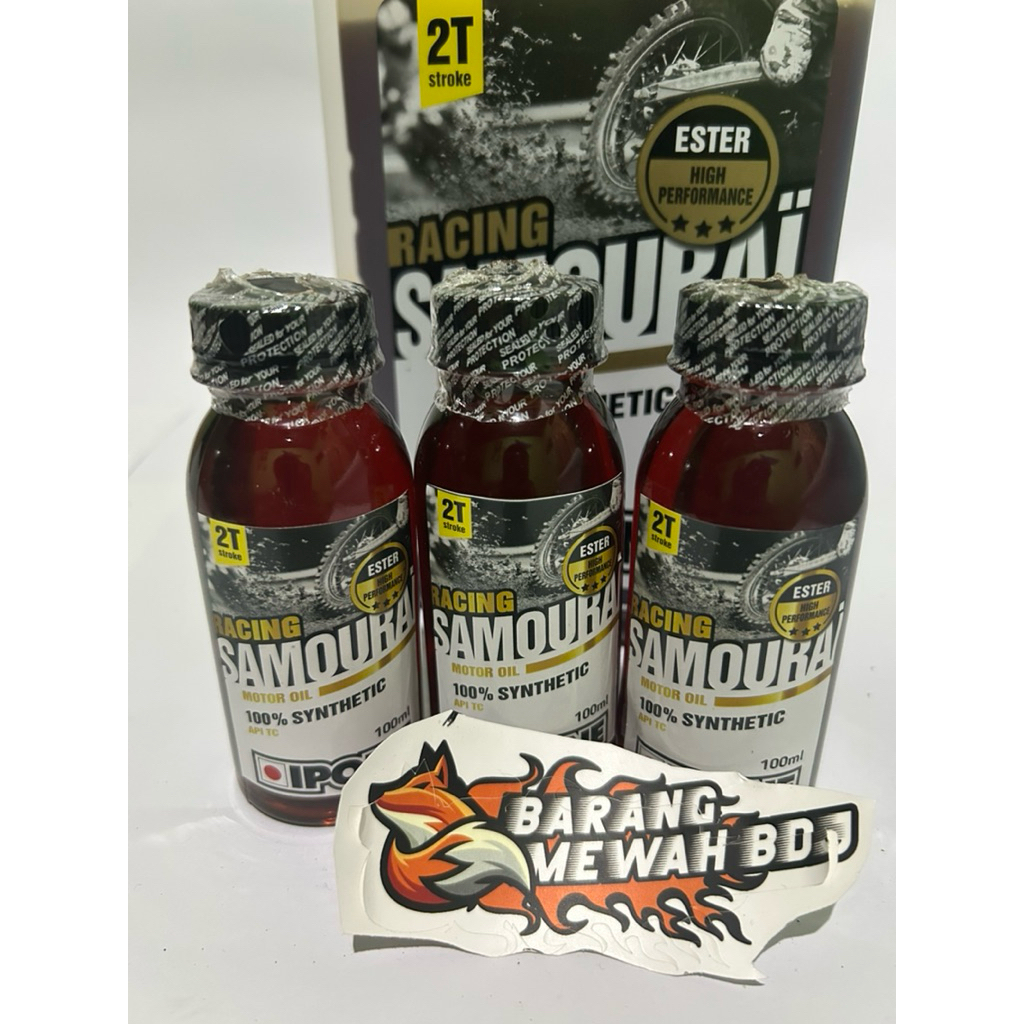 Oli Samping Ipone Samourai 2T Repack 100ml Oli 2 Tak Racing RX King