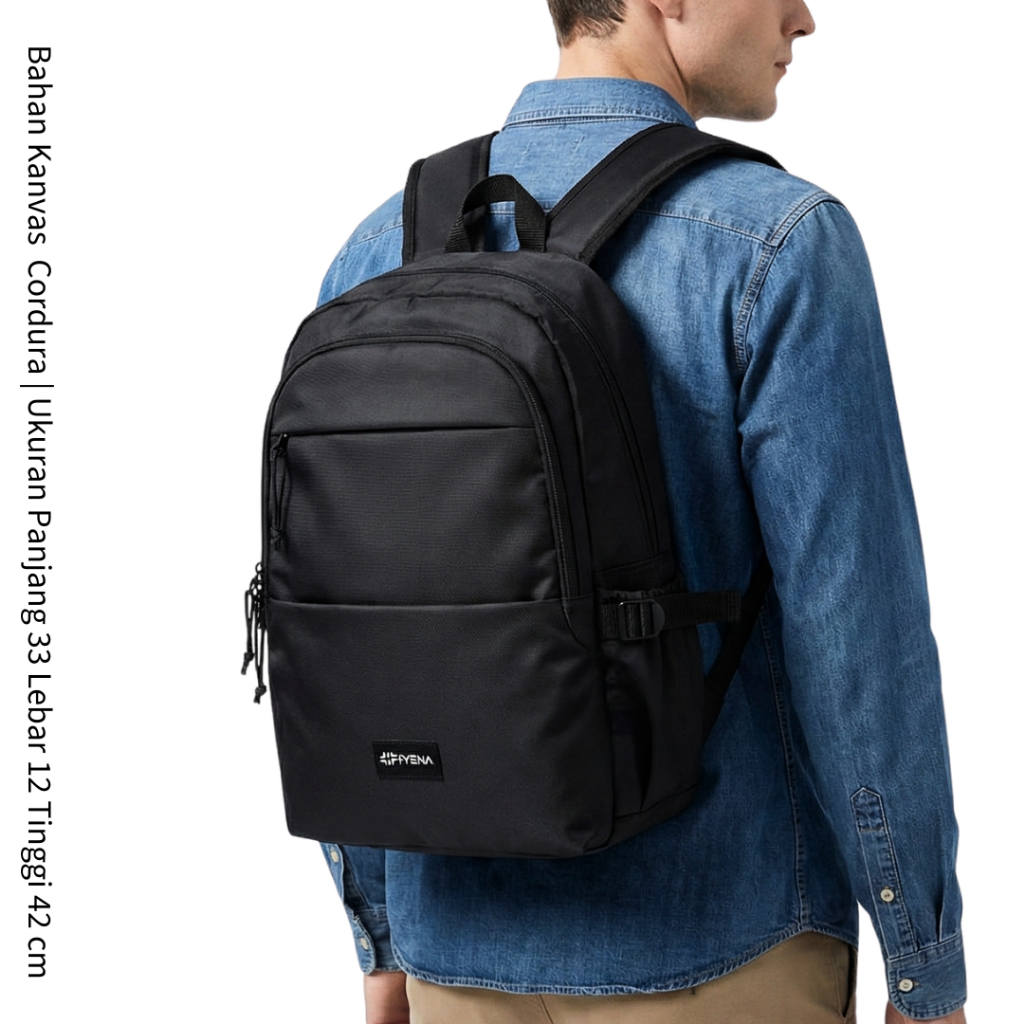 Tas Ransel Laptop Sekolah Kerja Kuliah Backpack Pria Wanita Cordura Anti Air Grosir Tas Semarang