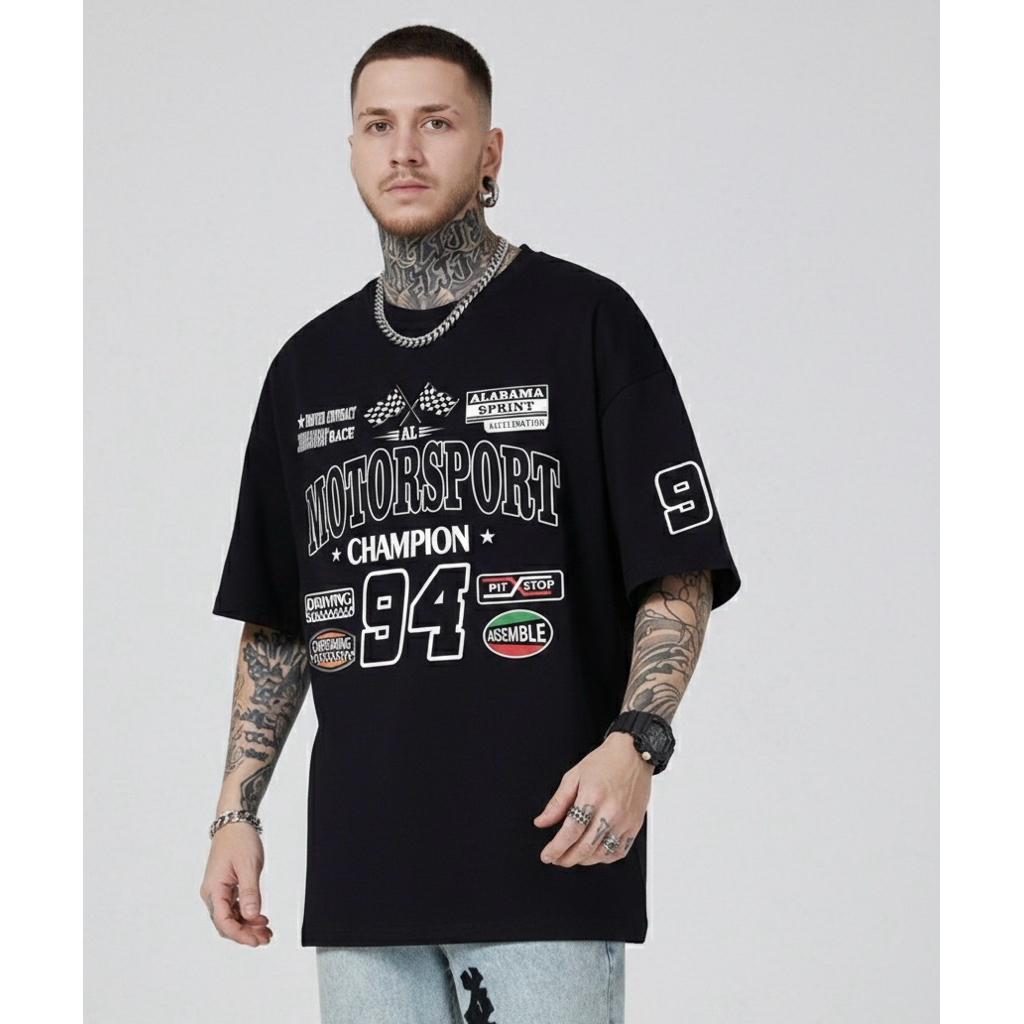 Kaos Motorsport Champion Kaos Pria Original Kaos Distro Lengan Pendek Baju Combed Kaos Branded Kaos 