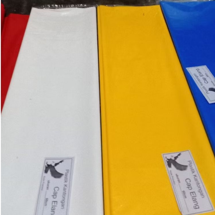 Plastik layangan cap elang meteran