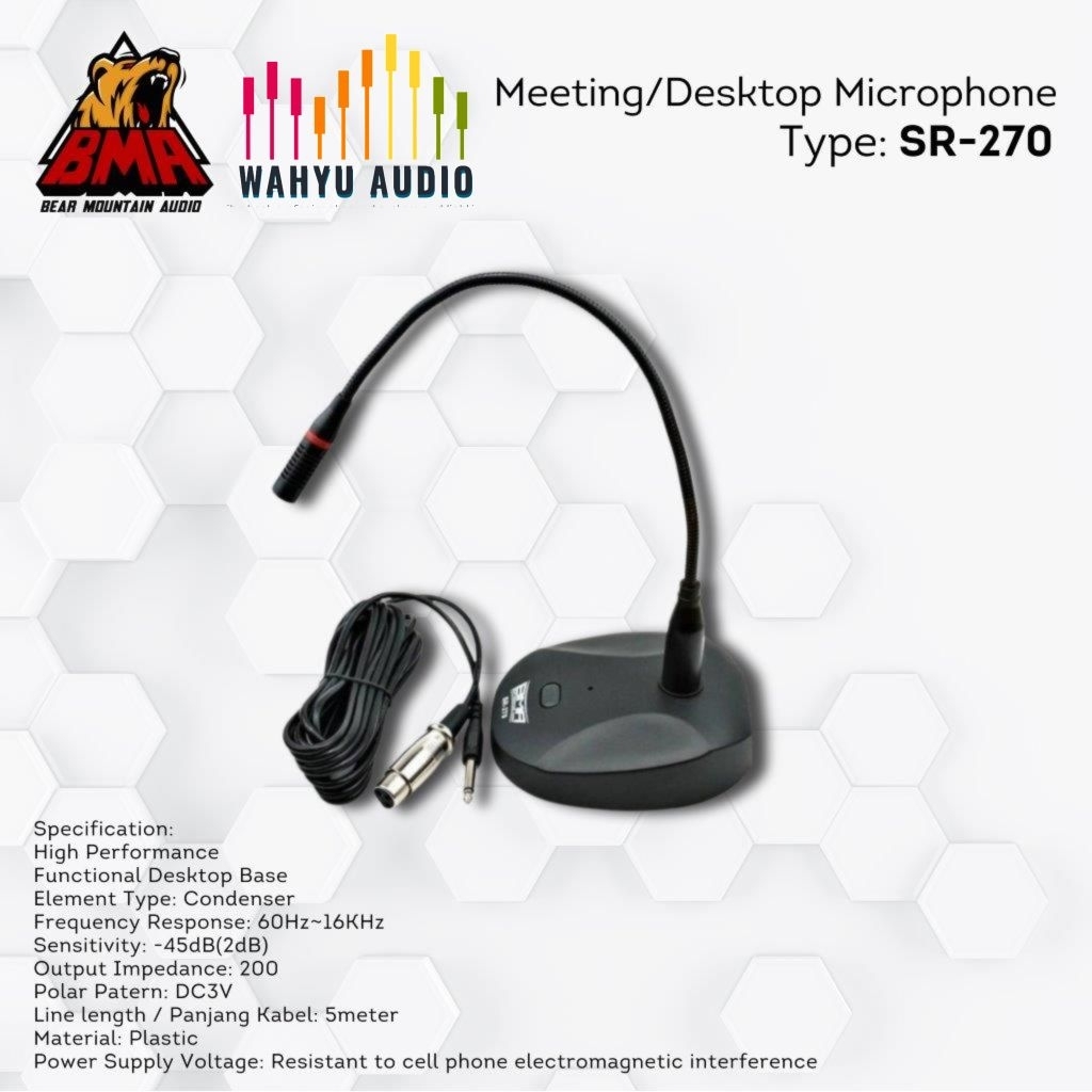 MIC MEJA | MIC MEETING BMA SR-270 ORIGINAL BMA