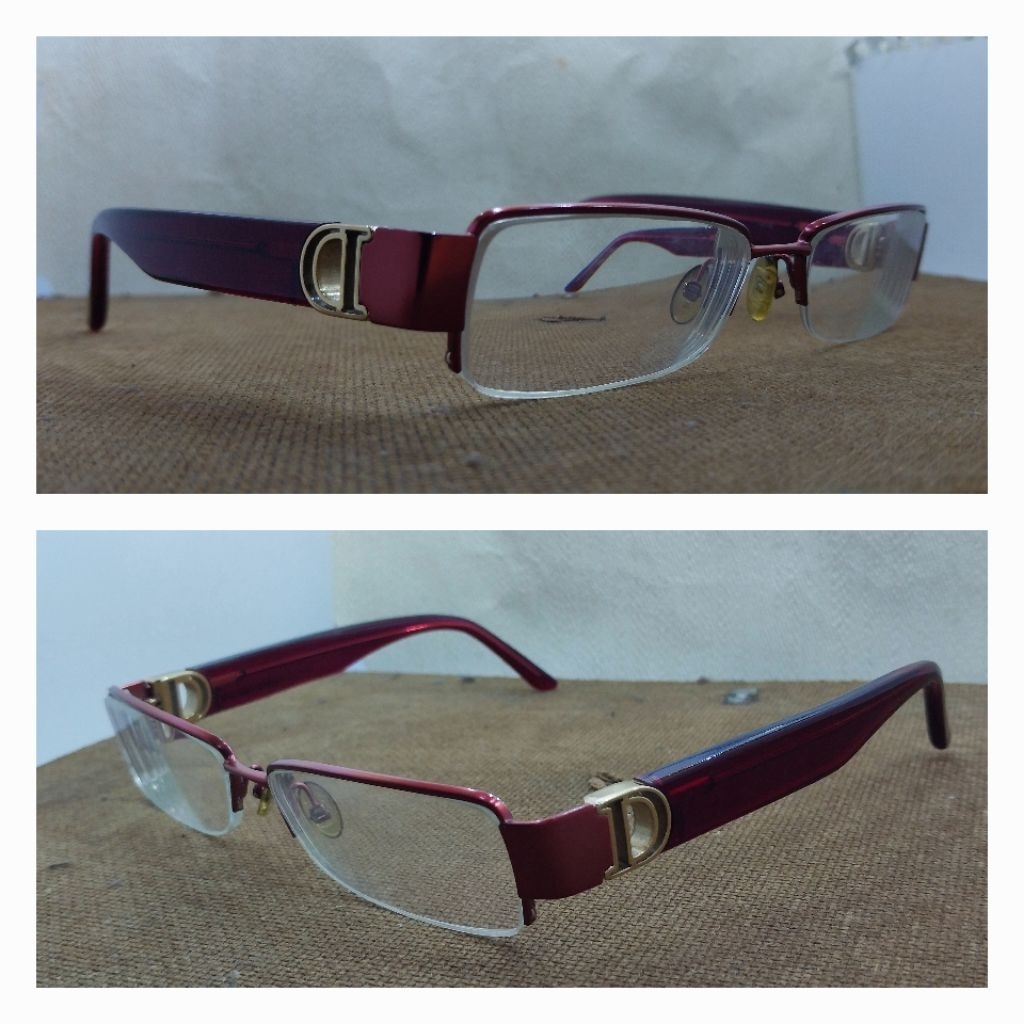 frame kacamata dior original preloved