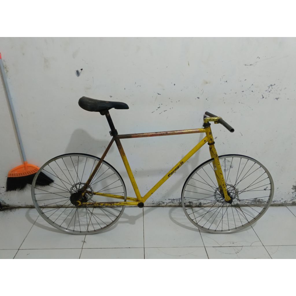 FRAME FIXIE MERK PARAGON SIZE 20 .700C ORIGINAL TANPA VELG