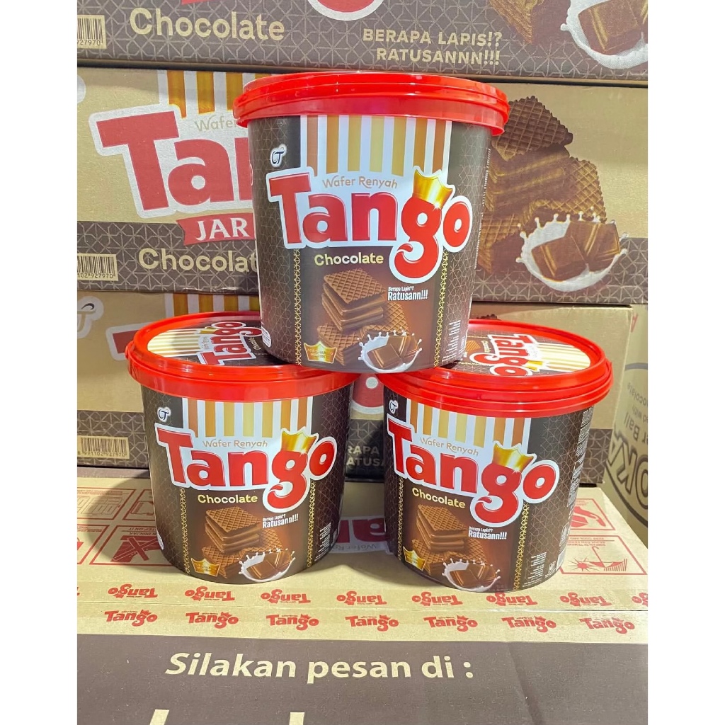 Tango Hampers Viral Tango Kemasan Jar 240gr & Tango Waffle Kemasan Timba 180gr Wafer Renyah Rasa Cok