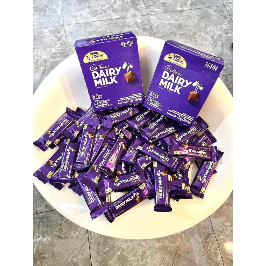 CADBURY DAIRY MILK 11gr COKLAT VIRAL