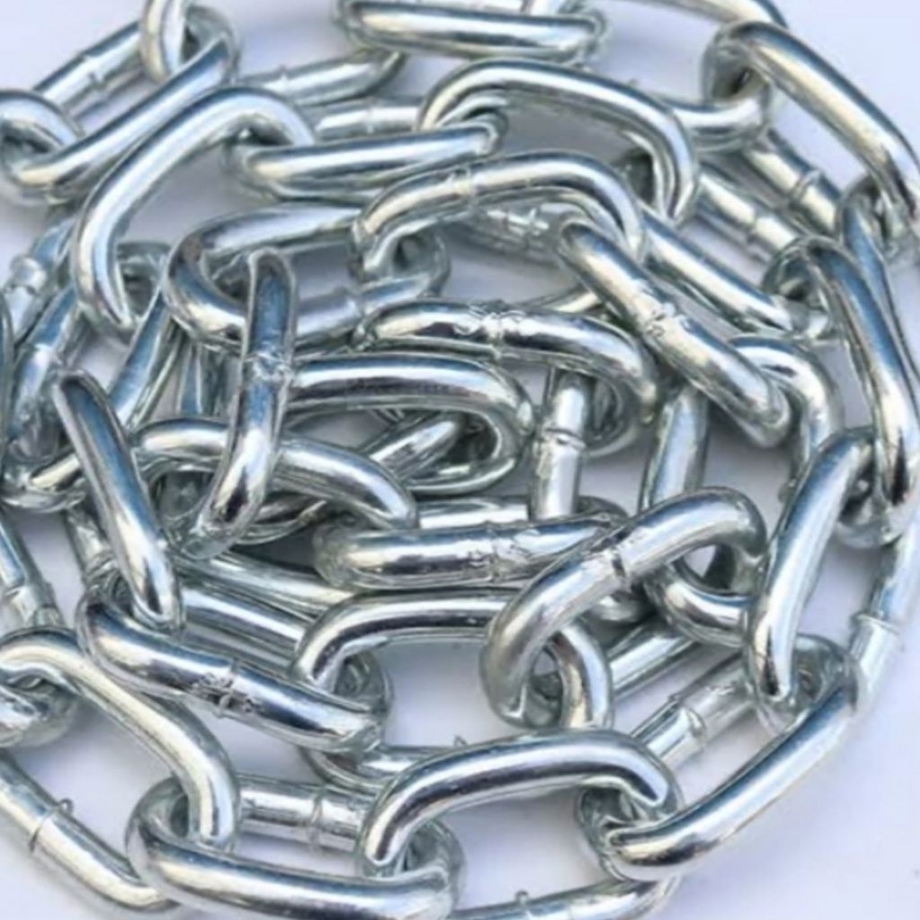 Rantai besi permeter dan gembok pagar perlengkapan rumah alat pengaman