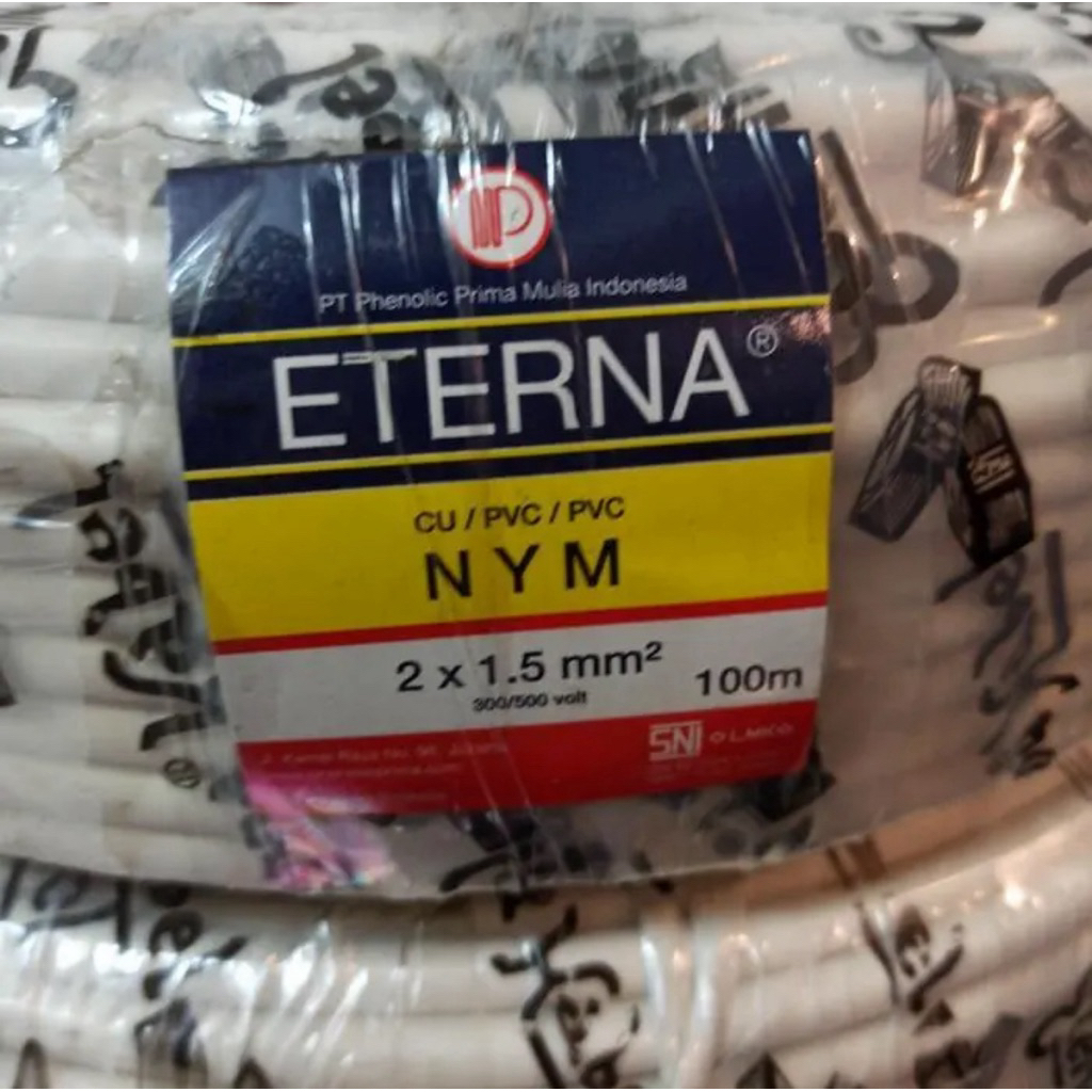 KABEL NYM ETERNA  2 x 1,5  100M BARU GRESS