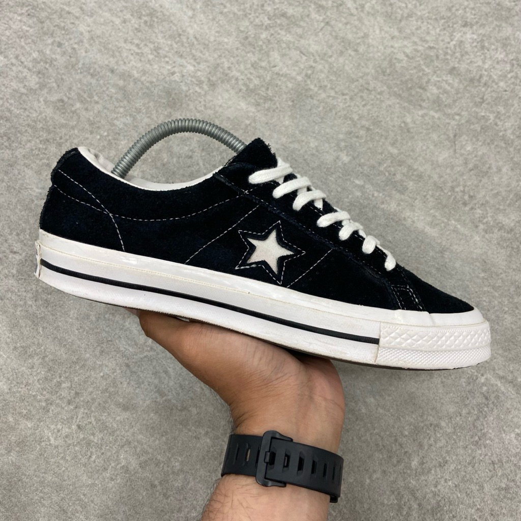 [Size 41] Rare Converse One Star OX Suede Low Black White 2021 (158369C) Second Original Kondisi Mul