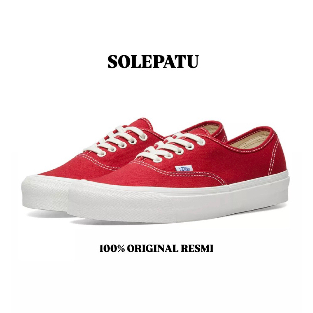VANS PREMIUM LX AUTHENTIC REISSUE 44 RACING RED (ORIGINAL RESMI)