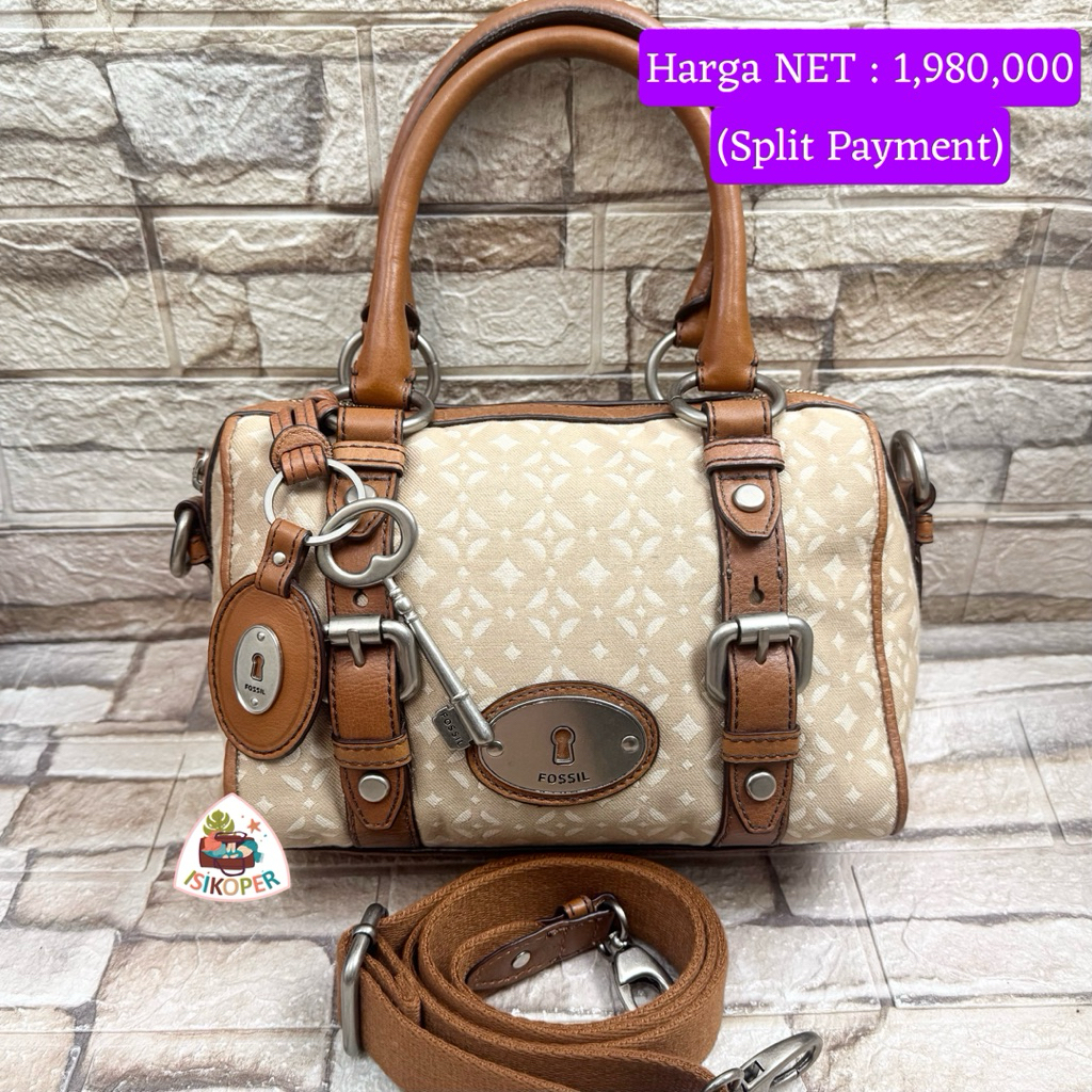 575# NET-Preloved Fossil Maddox Speedy Small Pecan