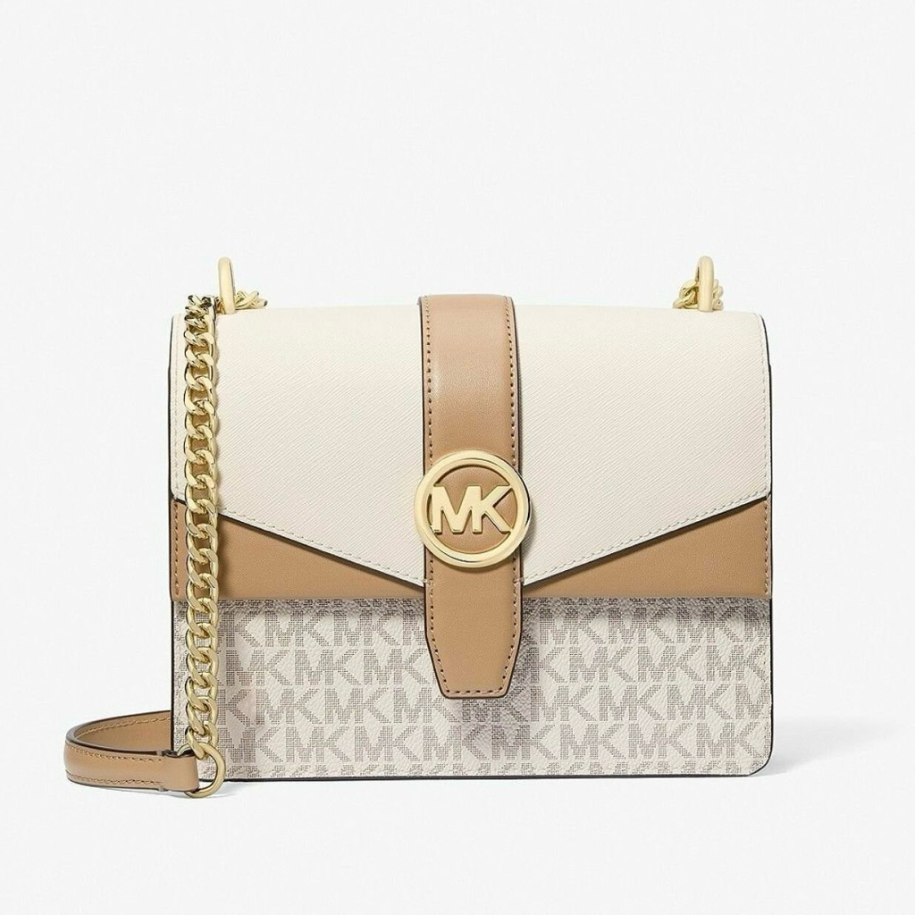 MK Michael Kors Greenwich Small Convertible - Signature Beige Original