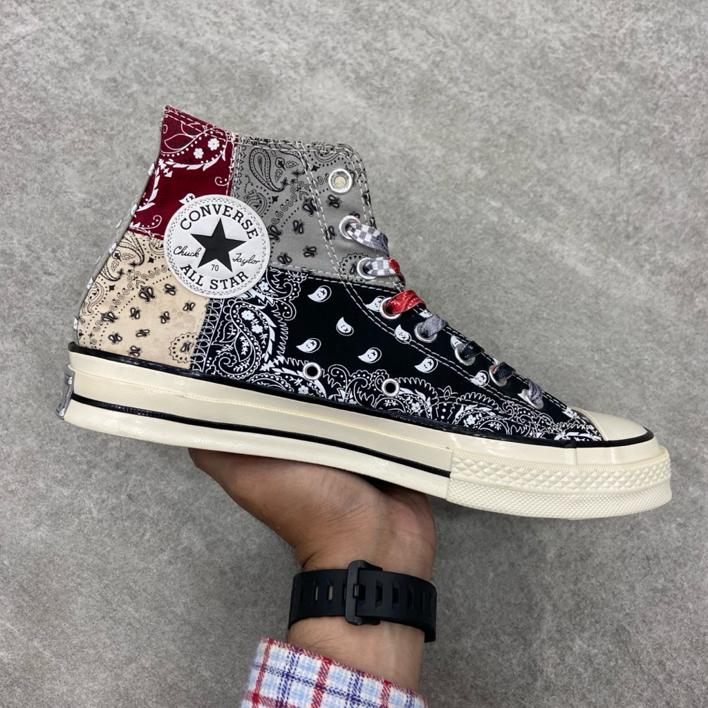 [Size 42.5] Rare Offspring x Converse Chuck 70 High ‘Paisley Patchwork’ 2021 (169880C) Second Origin