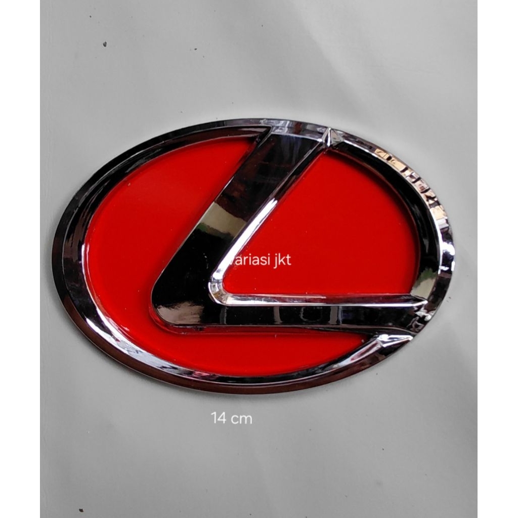 emblem logo mobil tulisan lexus/emblim lexus