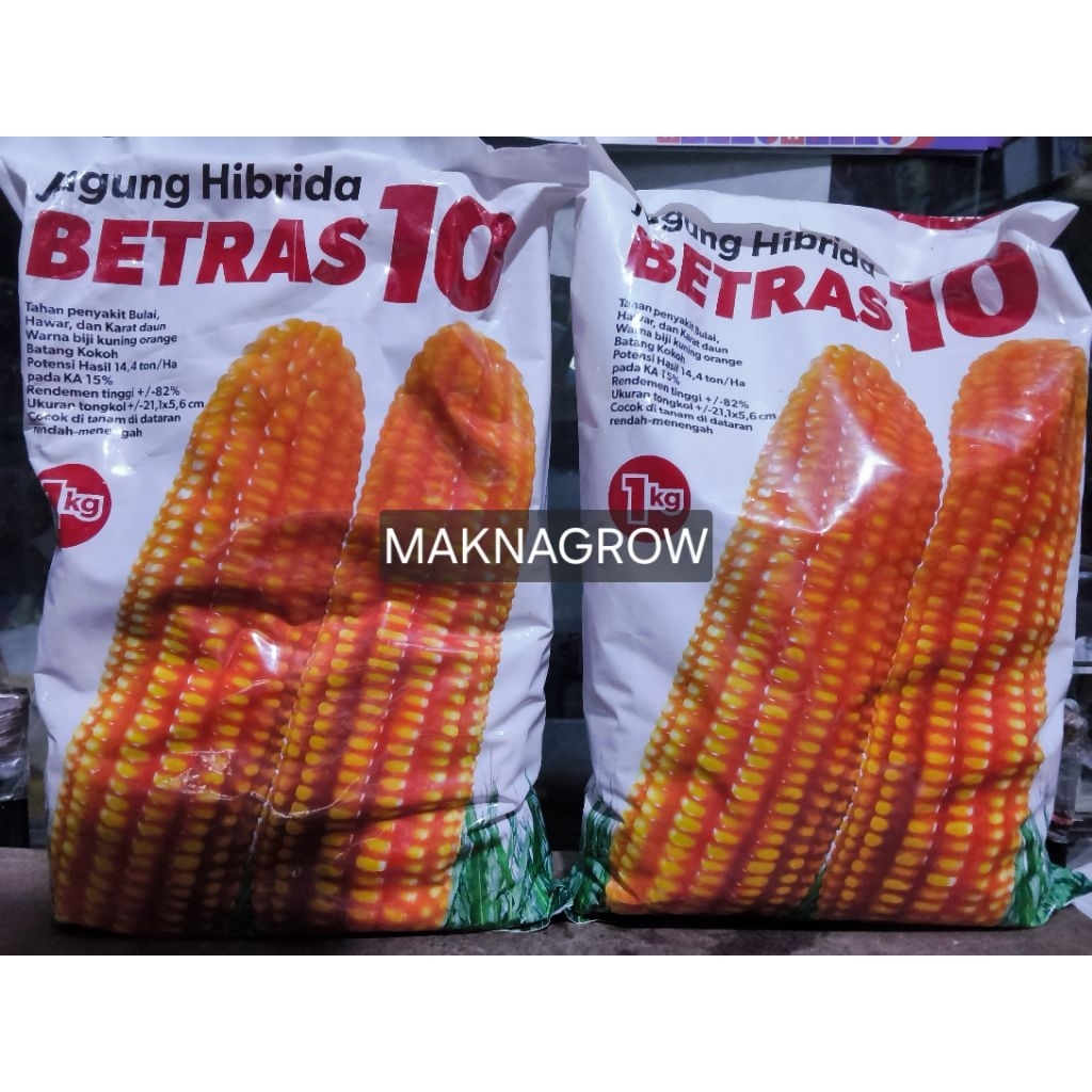 Benih / bibit Jagung Hibrida BETRAS 10 bintang asia 1 kg