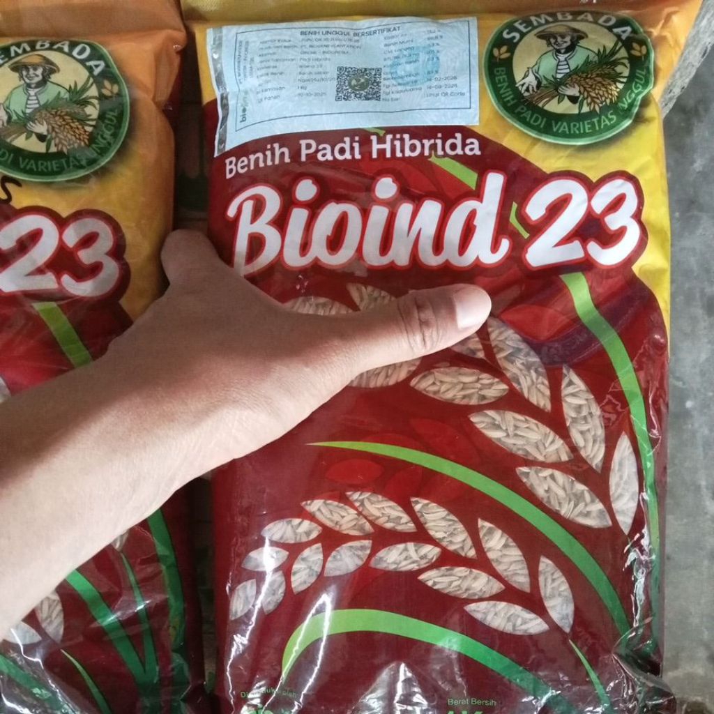 BENIH PADI HIBRIDA SEMBADA BIOIND 23