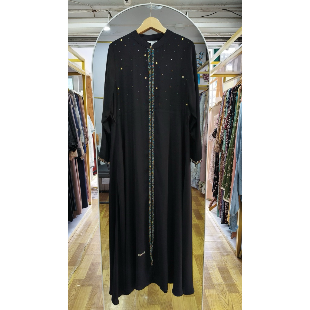 preloved abaya hikmat ori size L