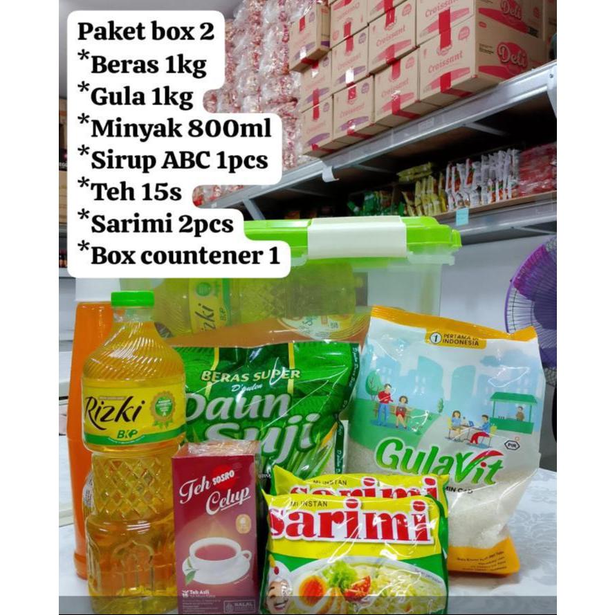 paket sembako container paket hemat lebaran