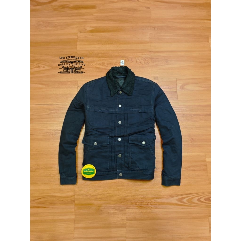 Vintage levis trucker sherpa denim jacket
