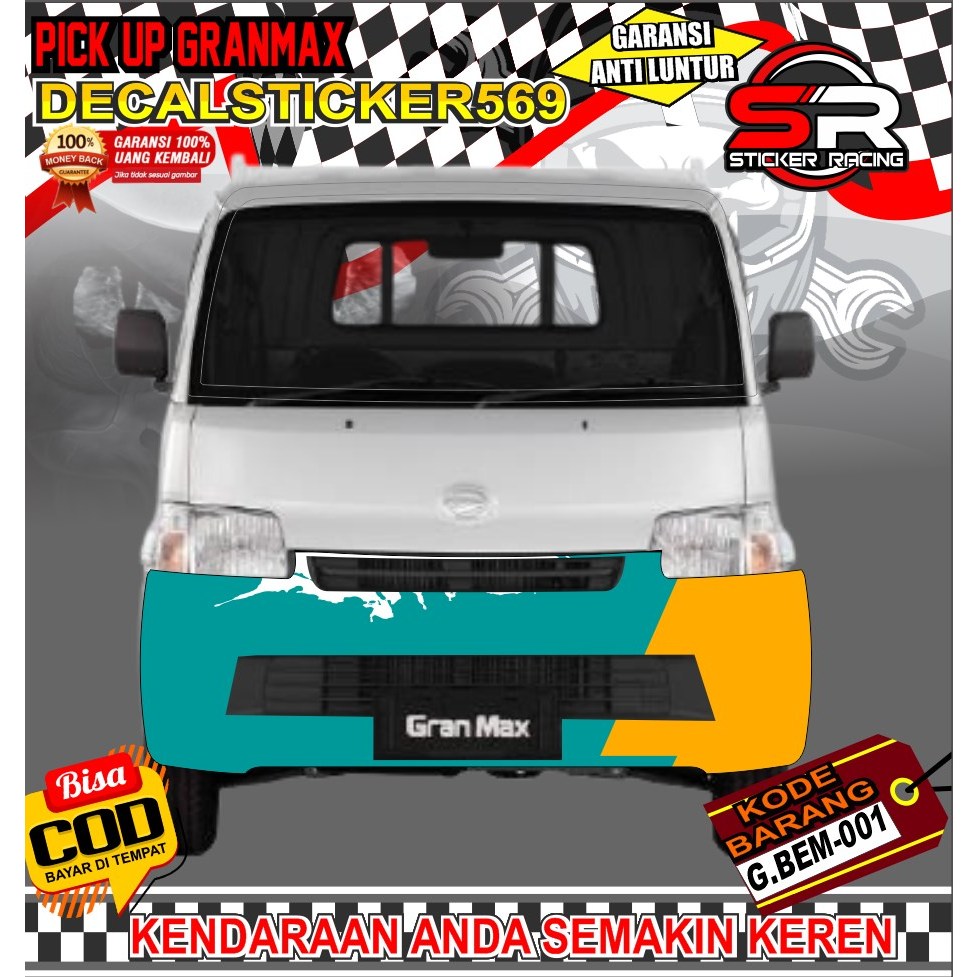 DECAL STIKER BEMPER PICKUP GRANMAX