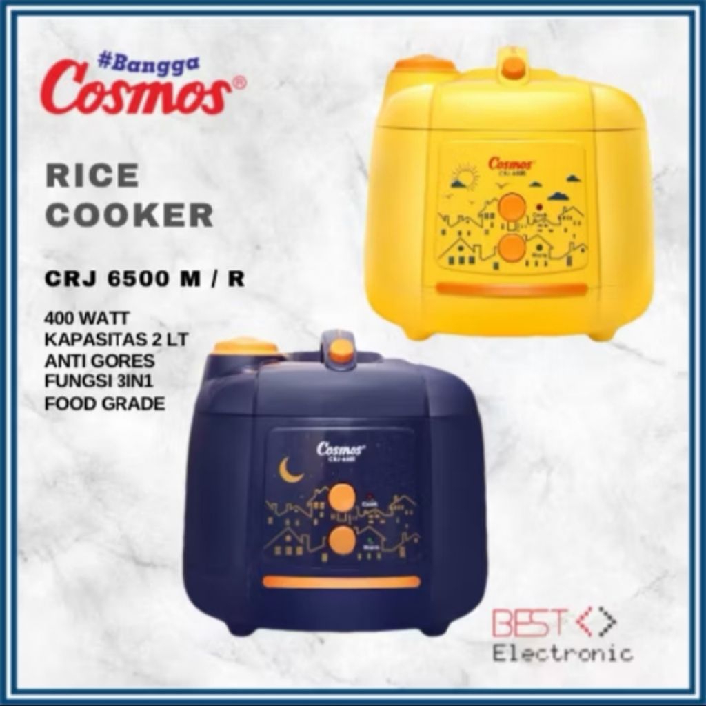 Cosmos Magic Com CRJ 6500 M/R 2 Liter Rice Cooker Harmond 2 Liter CRJ 6500 M CRJ 6500 R CRJ6500M/R