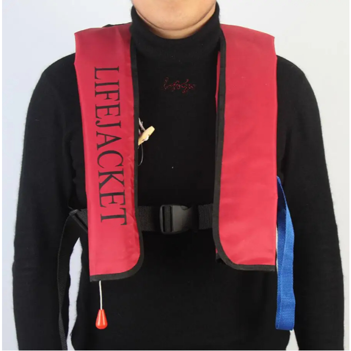 Jaket Pelampung Life Jacket Pelampung Manual Ditarik, Rompi Pelampung Mancing