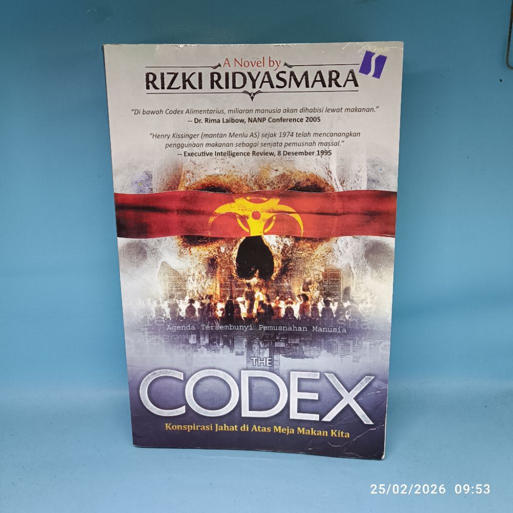[ORIGINAL PRELOVED] Novel The Codex (2013) - Rizki Ridyasmara