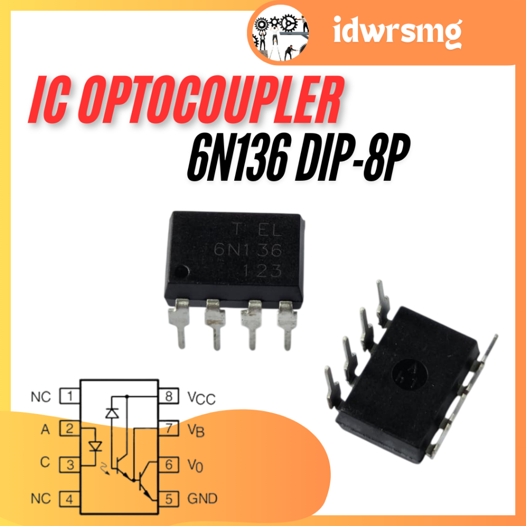 6N136 6N 136 6n136 6n 136 Optocoupler Opto-isolator Isolators DIP-8PIN