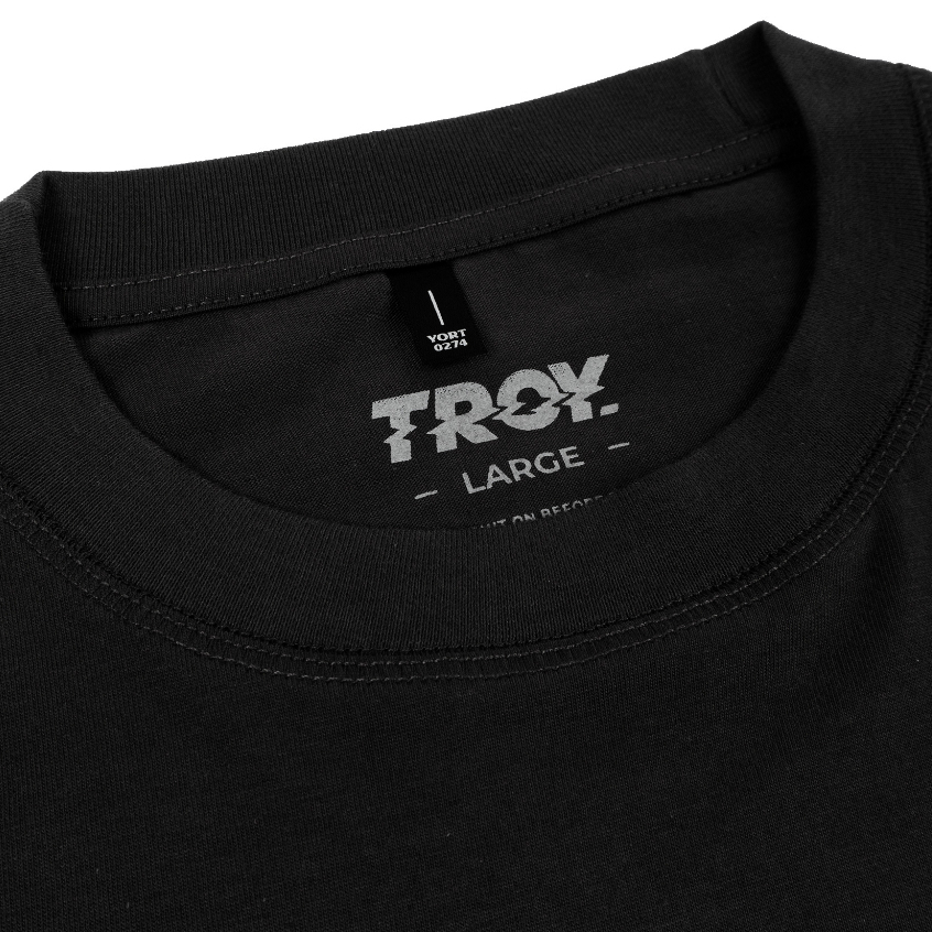 Troy Company Tshirt Black Shadow - Kaos Hitam Lengan Pendek MTD 3556