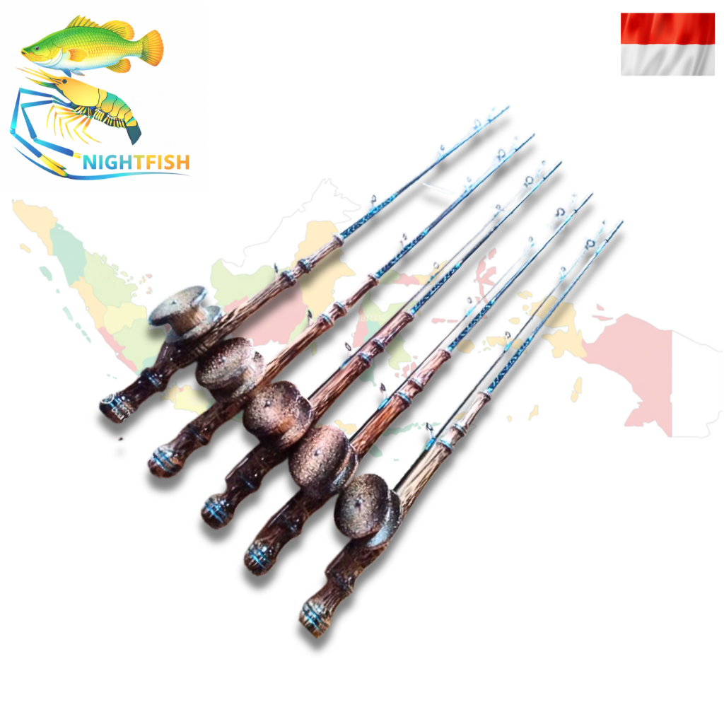 pancing udang yoyo gagang kayu nibung / liwung