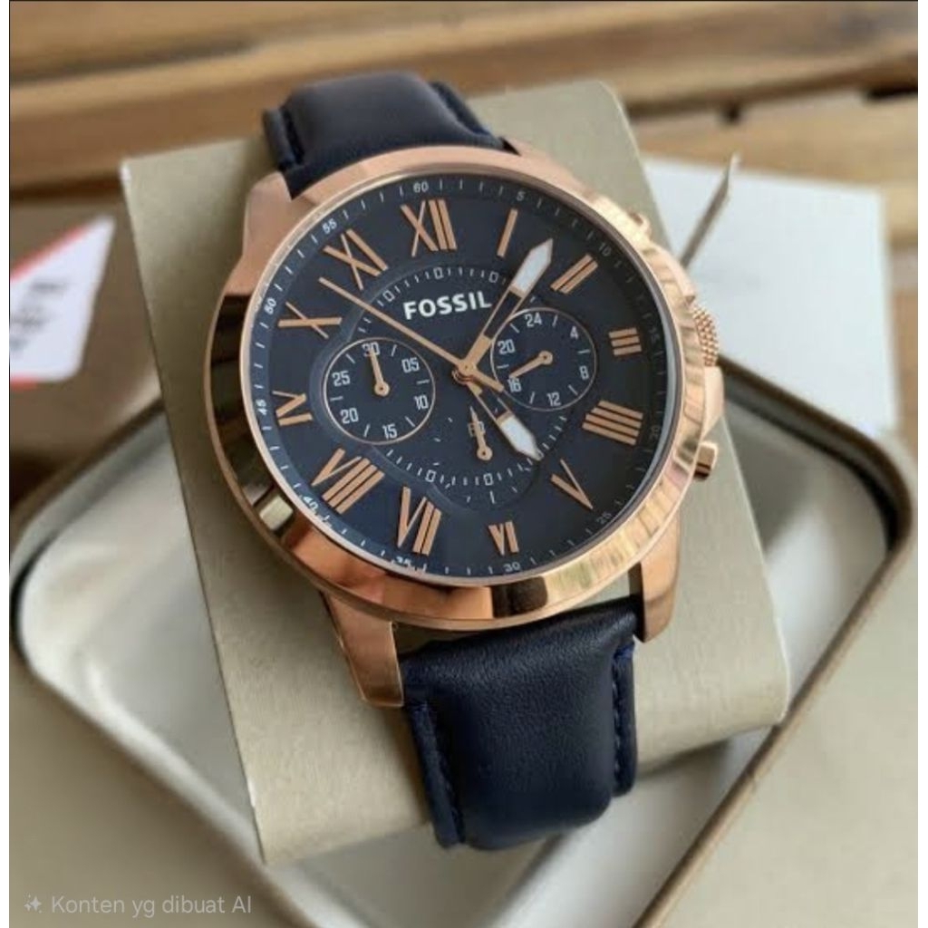 Jam Tangan Pria FS4835 Kulit Stainless steel
