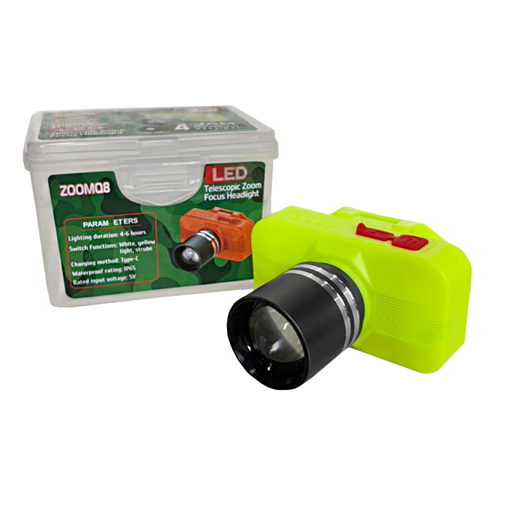 KISEKI Head Lamp CK-ZOOM Q8 - Senter Kepala