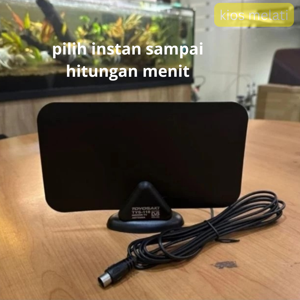 Antena TV Digital Toyosaki HDTV Box tys-118 Indoor dengan booster amplifier